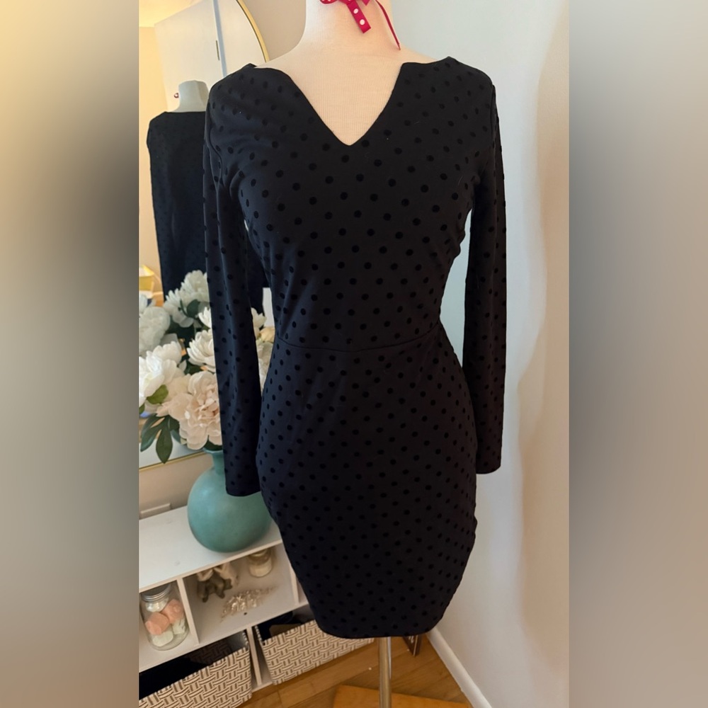 The Limited Black V-Neck Bodycon Dress